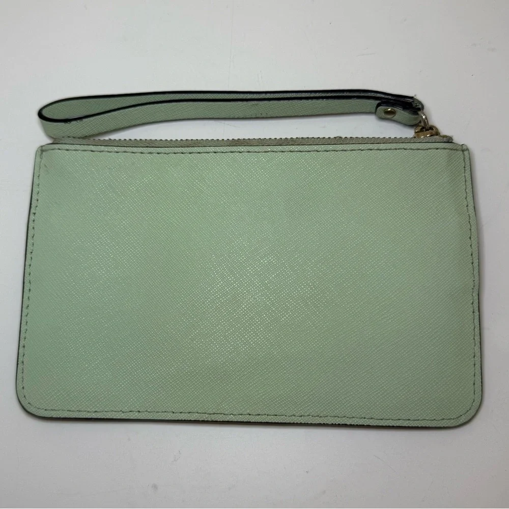 Kate Spade Mikas Pond Bee Wristlet Mint Mojito Green